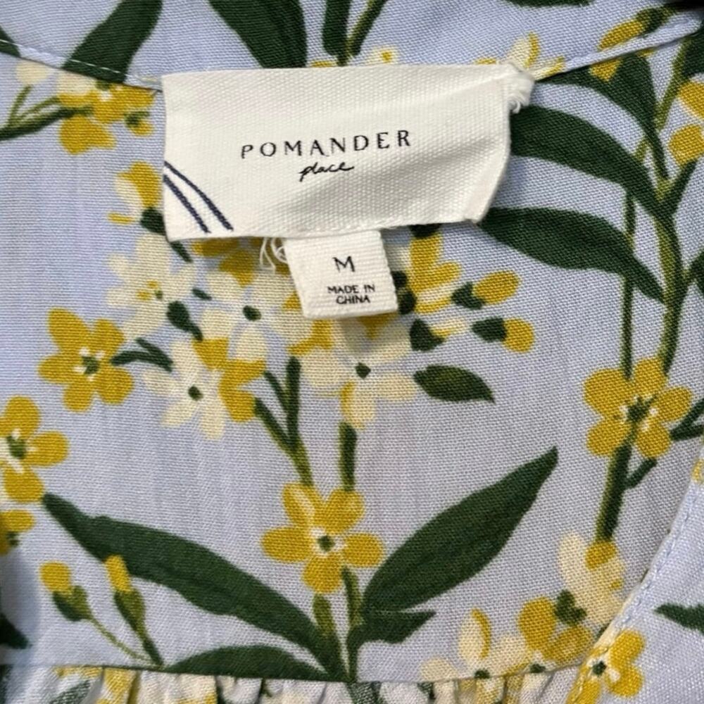 Tuckernuck Pomander Place Floral Palmetto Garden Kenzo Mini Dress Size Medium - Picture 5 of 11